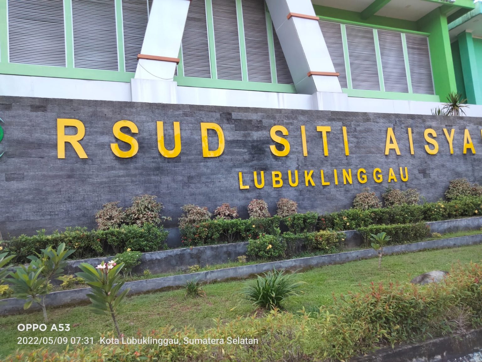 RSUD SITI AISYAH Lubuk Linggau kebersihan adalah sebagian dari iman